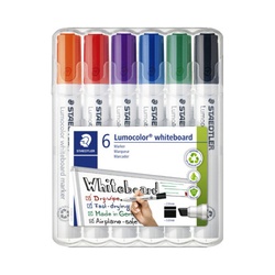 ホワイトボードマーカー　ルモカラー　角芯６色セット