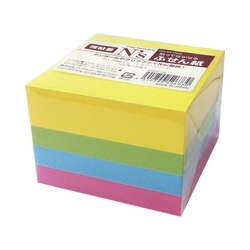 Ｎ’ｓ強粘着ふせん　７５×７５　ビビッド　５冊入