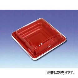 どんぶり容器 角丼15-15本体内赤外黒杉 デンカポリマー