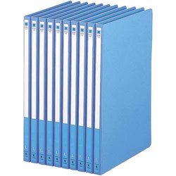 レターファイル（Ｍタイプ）　Ａ４縦　青　１０冊