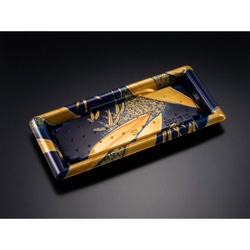 【廃番商品】リスパック 寿司容器 板前05B ささ箔紺 本体