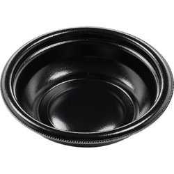 惣菜容器 MFPデリプレ丸15 本体 黒 エフピコ