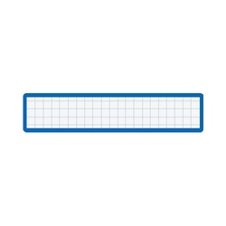 マグネット見出し　カード寸法１９×１０５ｍｍ青Ｘ５