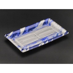 リスパック 刺身容器 ふれあいL 20-12B ゆきかぜ青 本体