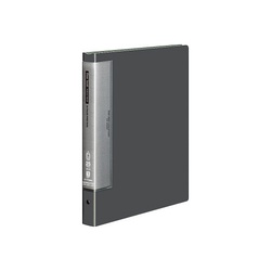 クリヤーブック替紙式濃灰Ａ４縦背幅３３ｍｍ