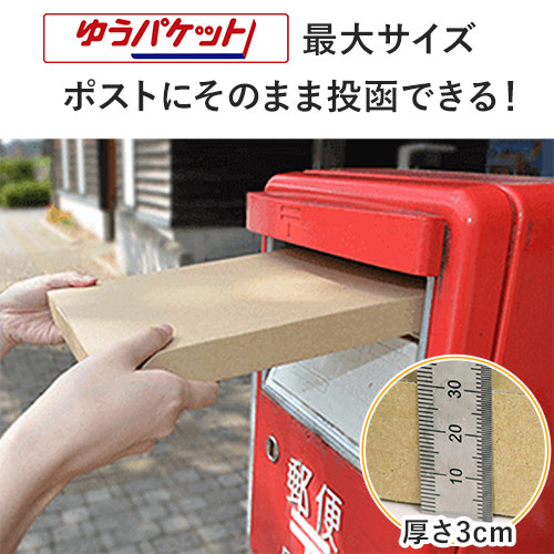 クロネコゆうパケット・クリックポスト・ゆうパケット】厚さ3cm