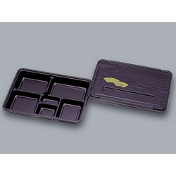 福助工業 仕出し弁当容器 KP新 KP-170 源平 共蓋付