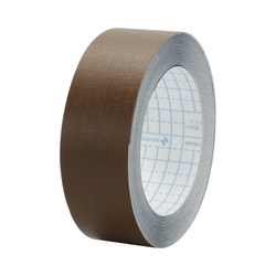 再生紙製本テープ　２５ｍｍ×１０ｍ　茶　１０セット