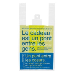レジ袋 ニューブルー＆グリーンレジバッグ-M(100枚) ヘッズ