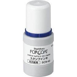 フォアコートスタンプ台専用補充インキ油性染料　藍