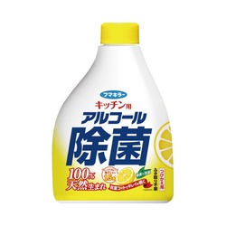 キッチンアルコール除菌スプレー　付替４００ｍｌ×５
