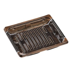 軽食容器 MSDプレイン15-13AG 本体 ボストン茶 エフピコ