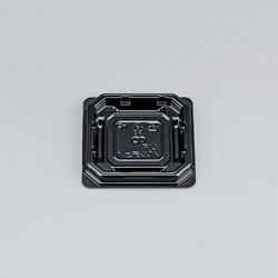 シーピー化成 和菓子容器 UFパルチェ1 黒本体