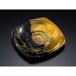 リスパック どんぶり容器 バイオPET 海専丼180B浅 本体 ゆうりゅう金