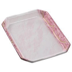 発泡トレー しゃぶしゃぶ長3.5人浅L 氷熟ピンク金 エフピコ