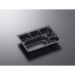 中央化学 弁当容器 HS 古今L-10 黒 本体