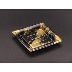 リスパック 刺身容器 ふれあいL 12-12B こうとく金 本体