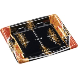 惣菜容器 MTD20-17平ヨコ 本体 流華赤 エフピコ