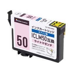互換インクＩＣＬＭ５０対応エコ仕様　ライトマゼンタ
