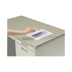 デスクマット軟質　下敷付／灰　１１８７×６８７ｍｍ