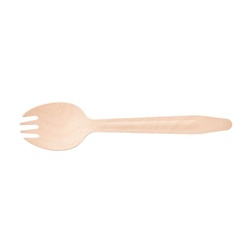 カトラリー ウッドスプーンフォーク165 単袋入 ケーピープラテック