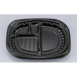 シーピー化成 弁当容器 CBFまろん7-1 黒 本体