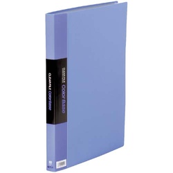 カラーベース固定式　Ｂ４縦４０ポケット　青