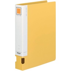 チューブファイルＶツインオール樹脂Ａ４縦２穴黄×４