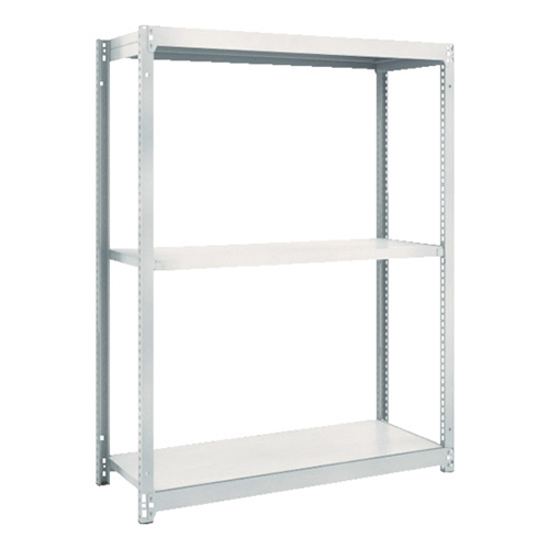 ＴＲＵＳＣＯ スチールラック Ｍ1.5型軽中量棚 1760×445×1500mm 3段単体 ネオグレー M1.55643