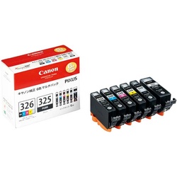 ＢＣＩ−３２６　５色＋３２５ＰＧＢＫ２パック以上