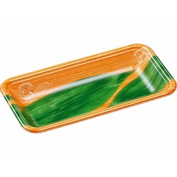 エフピコ 発泡トレー FLB-A10-25 エコ木目葉らん