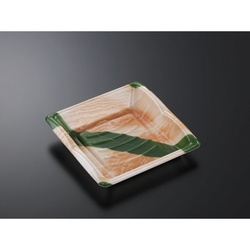 中央化学 刺身容器 ほなみ 20-20 笹木肌 本体-1