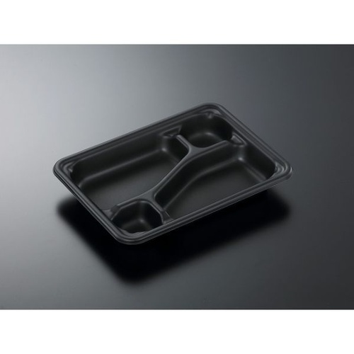 中央化学 弁当容器 SD エブリ 23-17C BK 本体 発泡