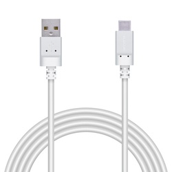 ＵＳＢ−Ｃケーブル　形状記憶　抗菌　２ｍ　ホワイト