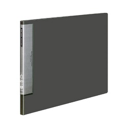 クリヤーブック固定式Ａ３横２０枚濃灰Ｘ３