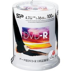 ＤＶＤ−Ｒデータ用　１６倍速　ＩＪ対応　１００枚Ｐ