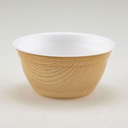 どんぶり容器 D-6 もくめ 本体 青葉紙業