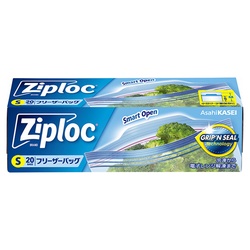 旭化成ホームプロダクツ 保存袋 ジップロック フリーザーバッグ S 20枚入