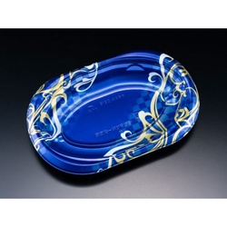 リスパック 軽食容器 バイオデリカ サラエル D21B K-エマブルー 本体