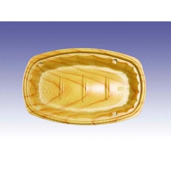 軽食容器 Dランチ26-16本体 けやきW デンカポリマー