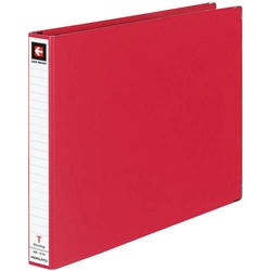 データバインダーＴ型１１×１５　２２穴赤１０冊