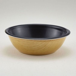 どんぶり容器 SD-170(本体)耐熱もくめ内黒 青葉紙業