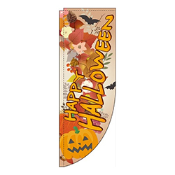 ハロウィン 紅葉 Rのぼり (棒袋仕様) 