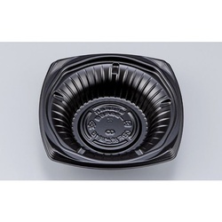 シーピー化成 どんぶり容器 CBFまど味16 黒 本体