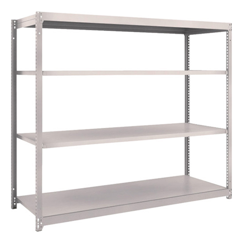 ＴＲＵＳＣＯ スチールラック Ｍ1.5型軽中量棚 1760×595×1500mm 4段 単体 ネオグレー M1.55664