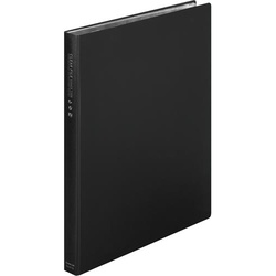 クリア−ファイルチャックタイプＡ４　１２Ｐ黒　５冊