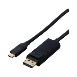 変換ケーブル　Ｃ−ＤＰ　１．０ｍ　黒