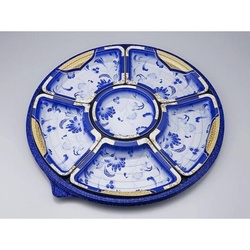 シーピー化成 オードブル容器 NUオードブル38 カトレア青 本体