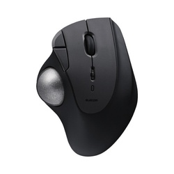 トラックボールマウス　ＢＴ　５ボタン　ブラック