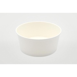 パックスタイル スープカップ 耐熱紙カップ650 エンボス 白 本体